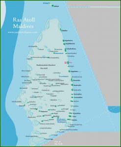 Maldives Map Resorts
