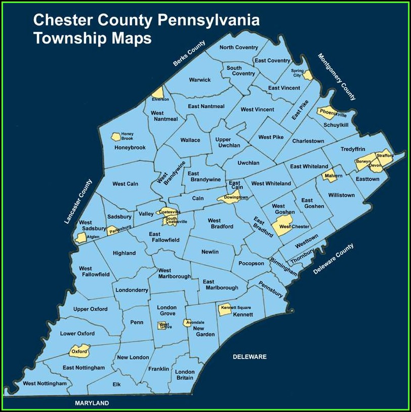 Map Of Chester Pa And Surrounding Areas