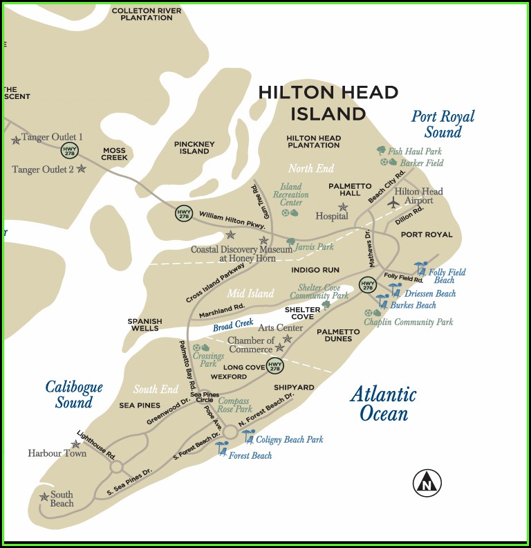 Map Of Hilton Hotels In Charleston Sc