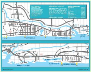 Map Of Hotels In Myrtle Beach South Carolina