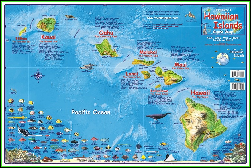 Map Of Kauai Hawaii Hotels