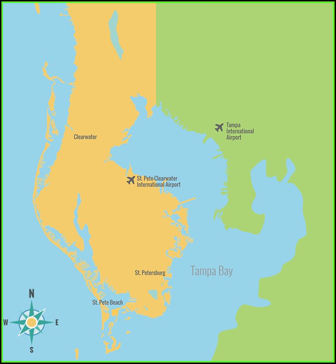 Map Of St Petersburg Beach Florida