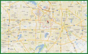 Map Of The Dallas Metroplex Area