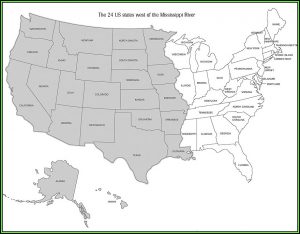 Map Of The Mississippi River With States