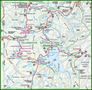 Map Of Yellowstone National Park
