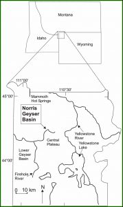Map Of Yellowstone National Park Wyoming