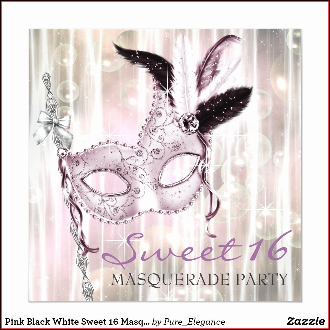 Masquerade Invitation Template Free Download