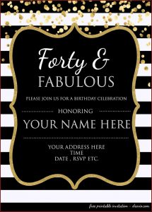 Masquerade Invitations Template Free