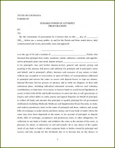 Medical Durable Power Of Attorney Form Michigan