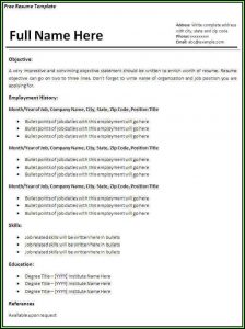 Microsoft Word Resume Wizard Free Download
