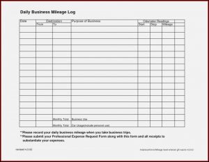 Mileage Expenses Template Uk
