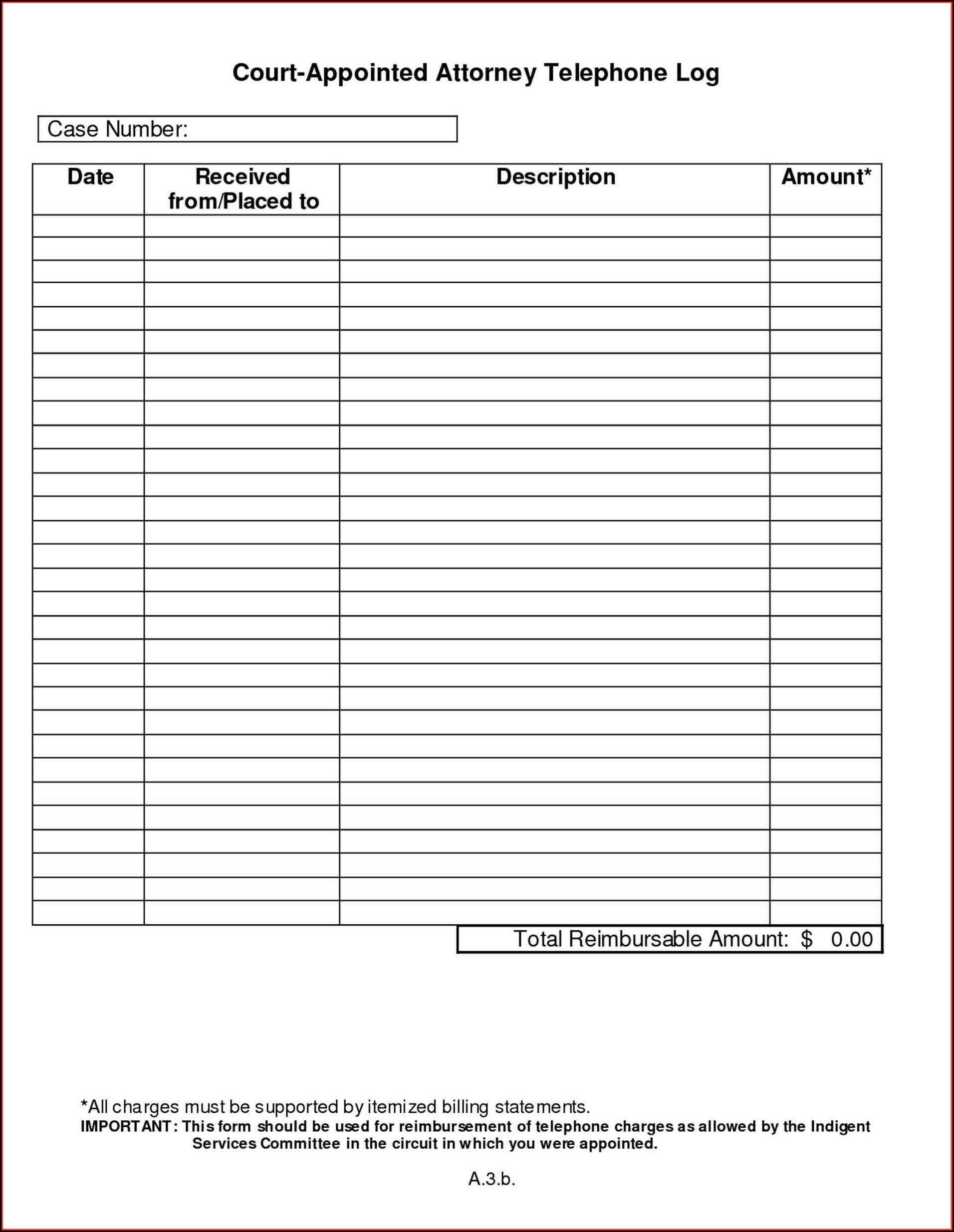 Mileage Log Template For Self Employed