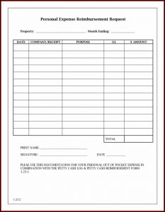 Mileage Reimbursement Template