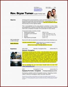 Ministry Resume Templates