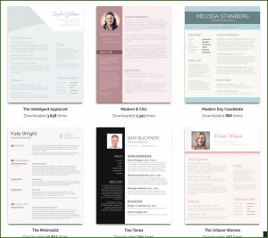 Modern Resumes Templates