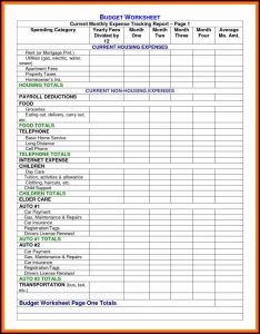 Monthly Business Expense Template