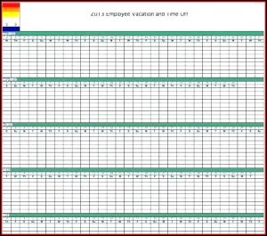 Monthly Employee Schedule Template 2017
