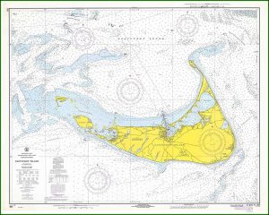 Nantucket Nautical Map