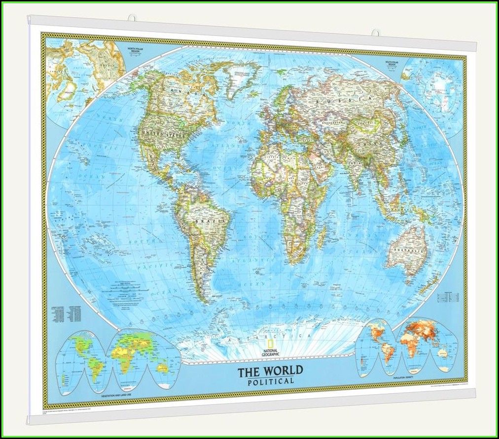 National Geographic Classic World Map