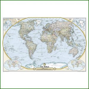 National Geographic World Classic Wall Map
