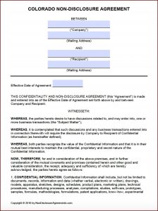 Nda Agreement Template Word