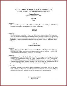 Non Profit Bylaws Template Canada