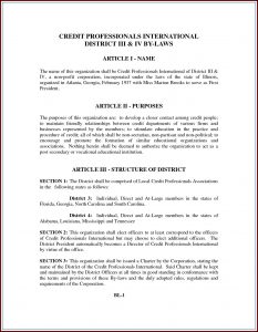 Non Profit Bylaws Template Louisiana