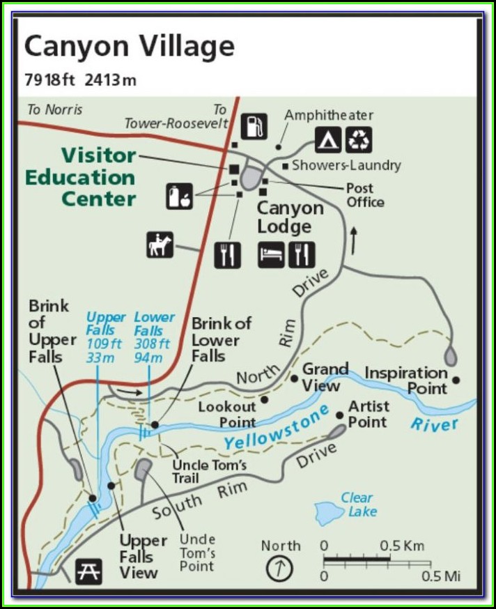 Old Maps Of Yellowstone National Park