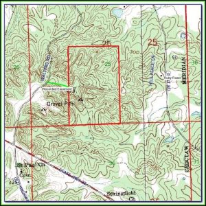 Oregon Coast Topo Map