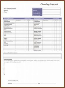 Pandadoc Cleaning Proposal Template