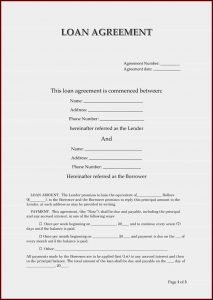 Personal Loan Contract Template Uk