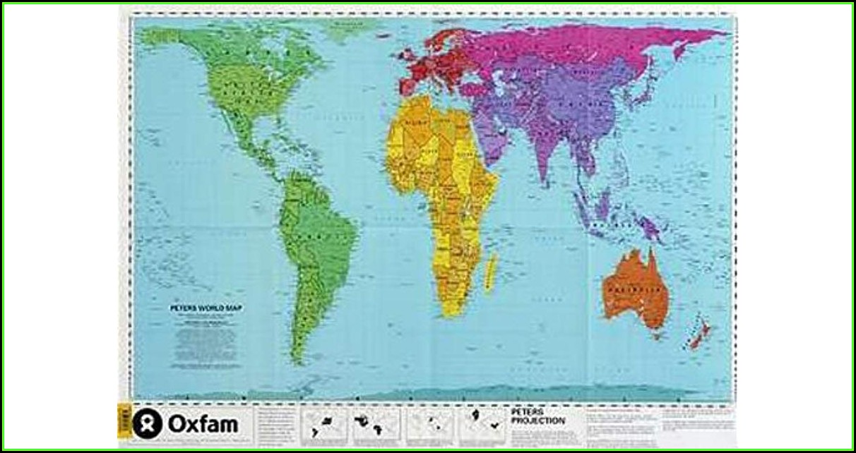 Peters World Map Laminated
