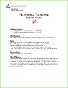 Phlebotomist Resume Templates