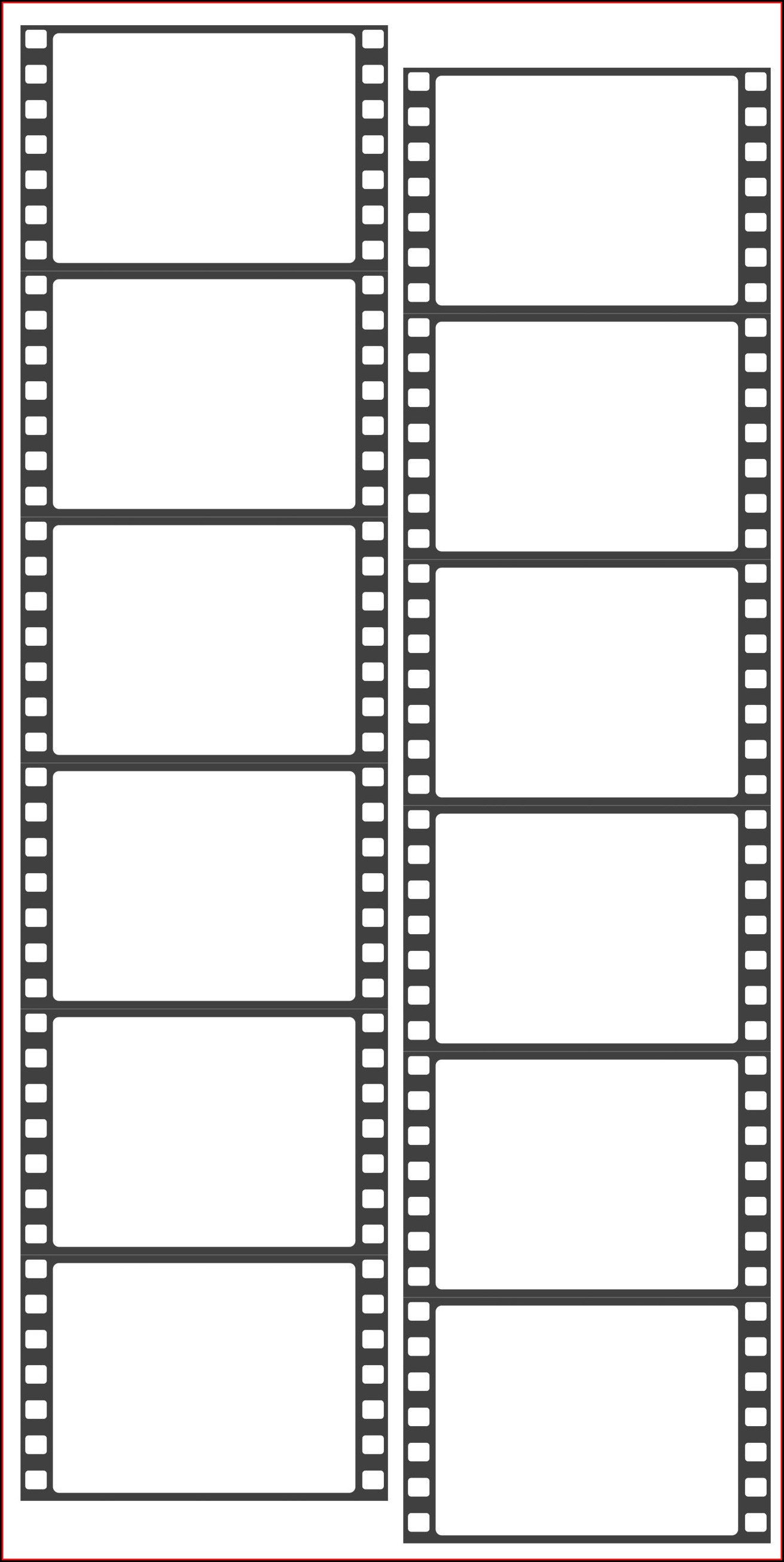 Photo Booth Strips Template