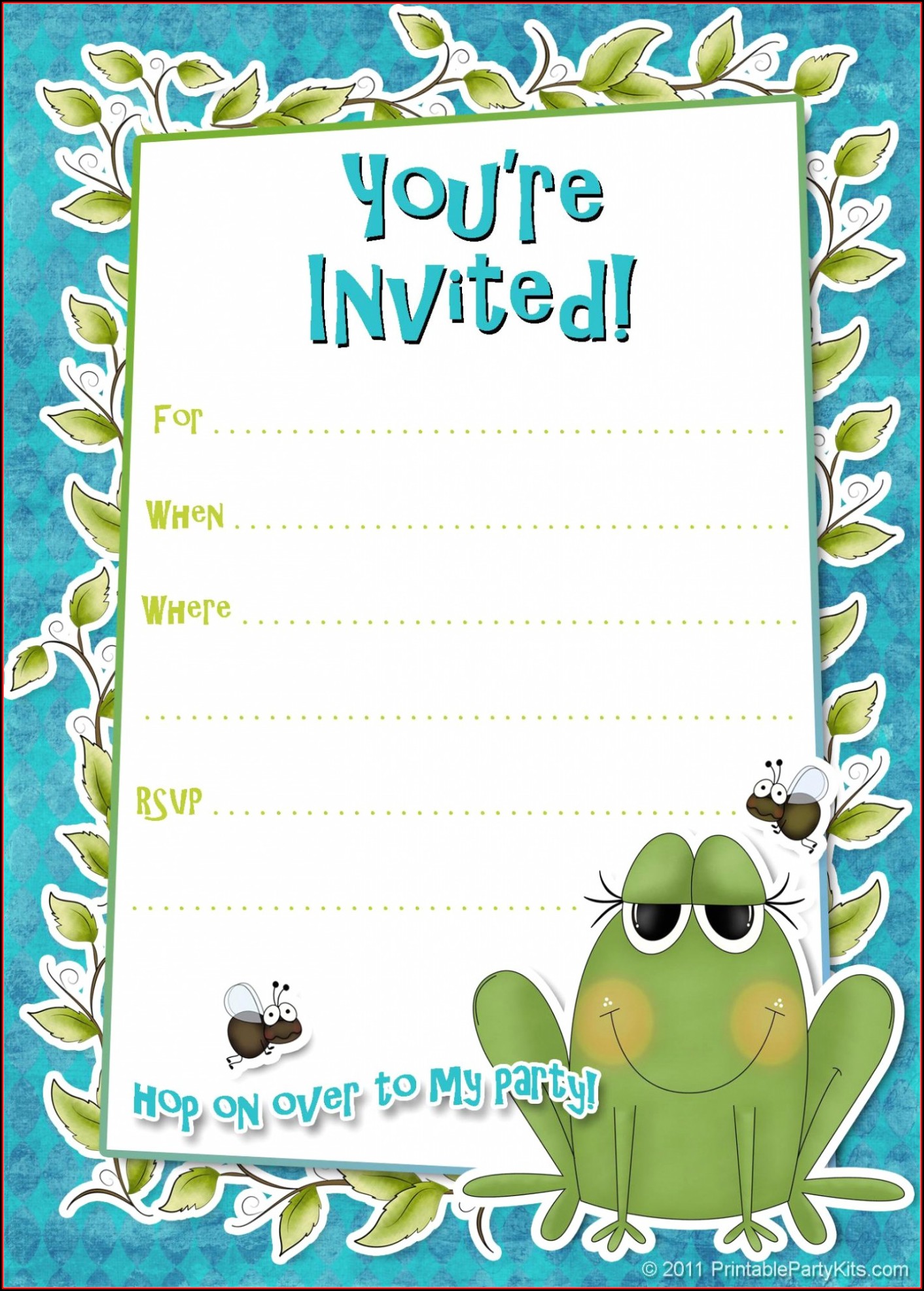Pizza Party Invitation Template Word