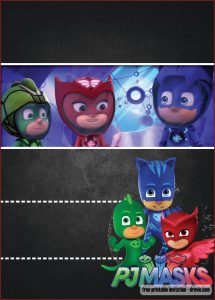 Pj Masks Invitation Template Free