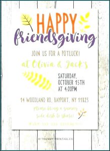 Potluck Invitation Template Free Editable