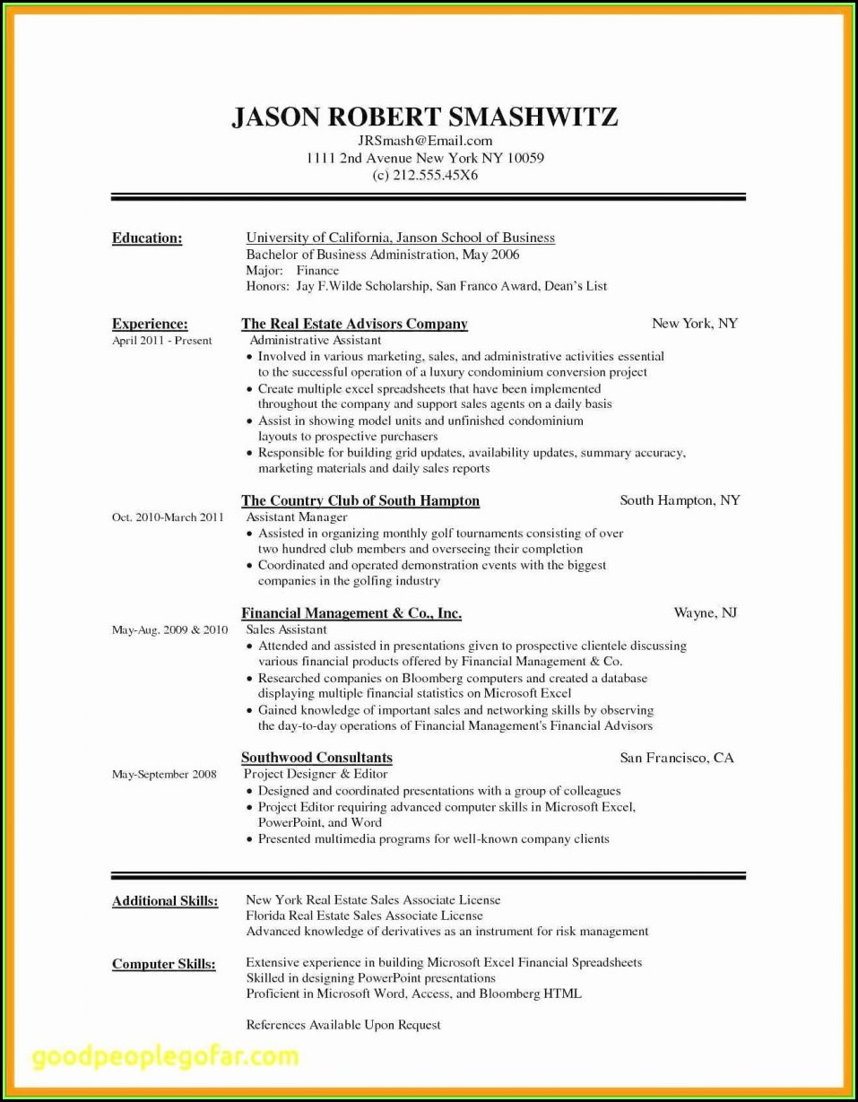 Powerpoint Resume Template Free Download