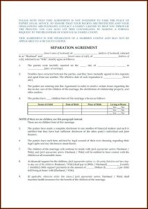 Prenup Agreement Format