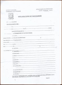 Printable Birth Certificate Form Pa