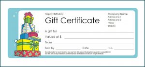 Printable Gift Certificate Templates Christmas