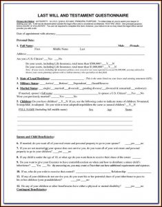 Printable Last Will And Testament Form Wisconsin Free
