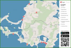 Printable Road Map Of St Maarten