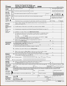 Printable Tax Forms 1040ez 2018