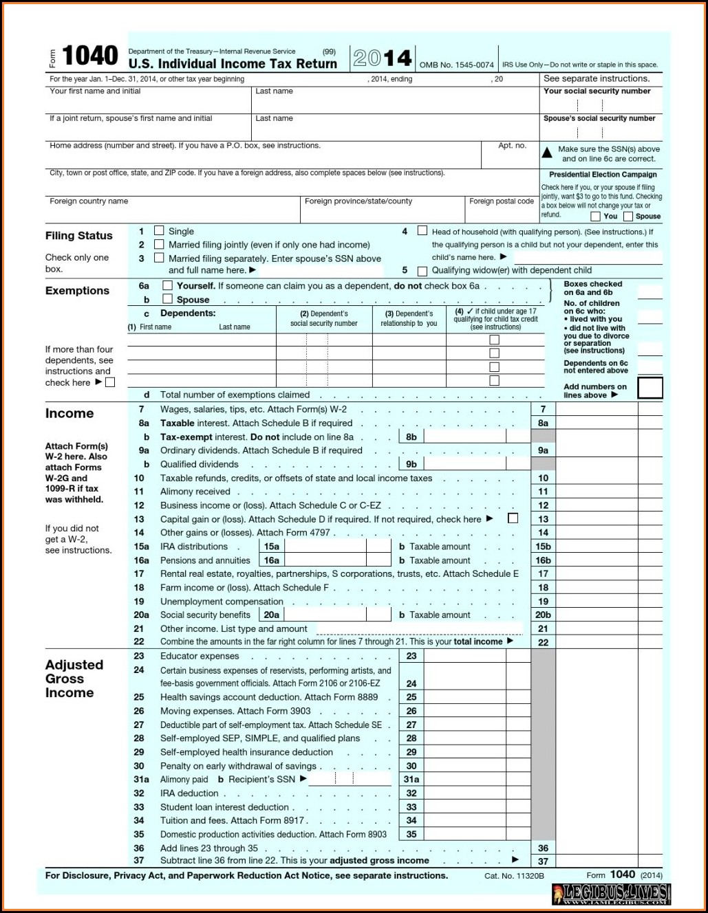 Printable Tax Forms 1040ez 2019