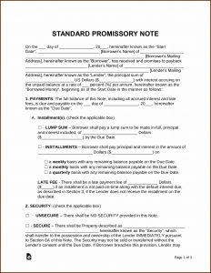 Promissory Note Sample