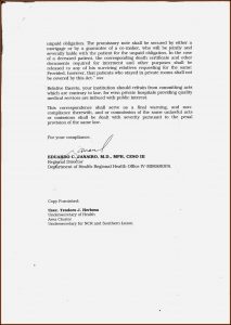 Promissory Note Sample For Hospital Bill