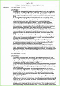 Purchase Manager Resume Samples