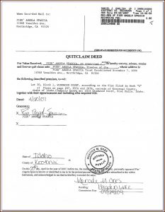 Quick Deed Claim Form