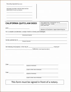 Quick Deed Claim Form Louisiana